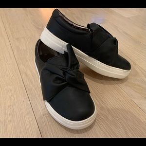 Girls leather slip on Nina loafer/sneaker/shoe